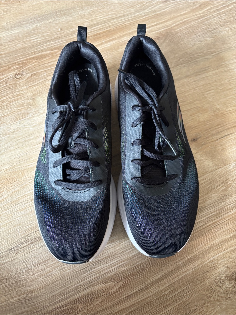 Skechers Womens Go Run Elevate Levana Black Running Shoes Sneakers Sz 7.5